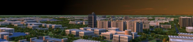 Urban architecture 3D Model .c4d .max .obj .3ds .fbx .stl .blend 