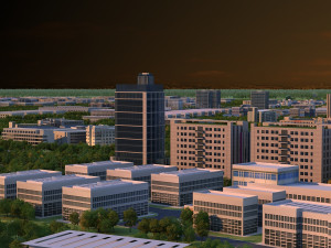 Urban architecture Modèle 3D
