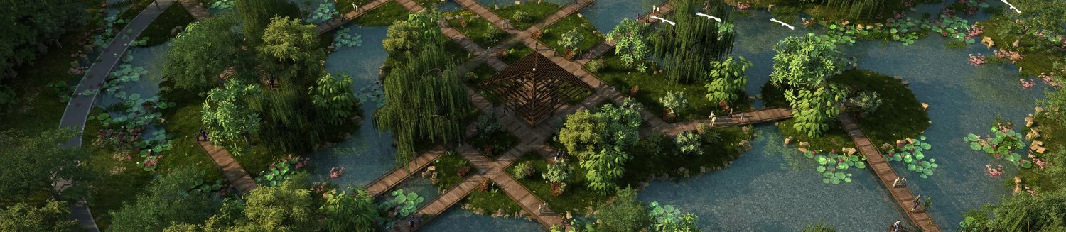 Park 3D Model .c4d .max .obj .3ds .fbx .stl .blend