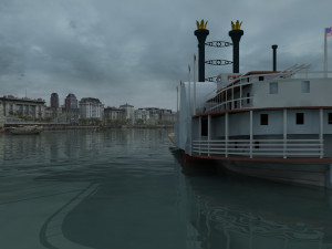 Wharf 3Dモデル