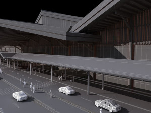 Parking lot 3Dモデル