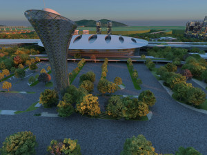 Station 3Dモデル