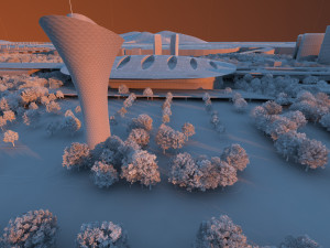 Station 3Dモデル