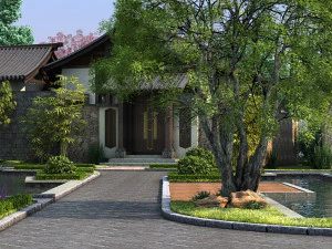 Сад 3D Модель