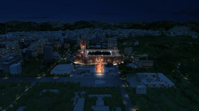 Soccer field 3D Modell .c4d .max .obj .3ds .fbx .stl .blend