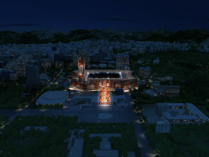 Soccer field 3D Model