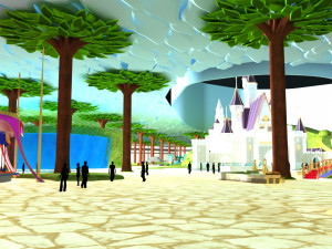 Cartoon room 3Dモデル