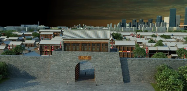 Oude stad 3D Model .c4d .max .obj .3ds .fbx .stl .blend 