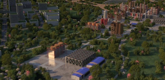 Factory 3D 模型 .c4d .max .obj .3ds .fbx .stl .blend 