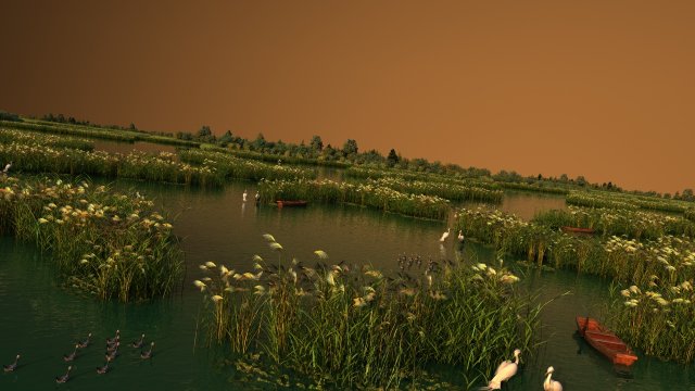 Wetland spring 3D Model .c4d .max .obj .3ds .fbx .stl .blend