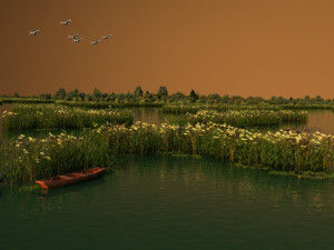 Wetland spring 3D Model