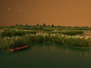 Wetland spring 3D Model