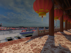 Tiananmen Gate Tower 3D Model