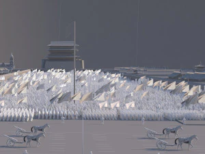 Tiananmen Gate Tower 3D Model
