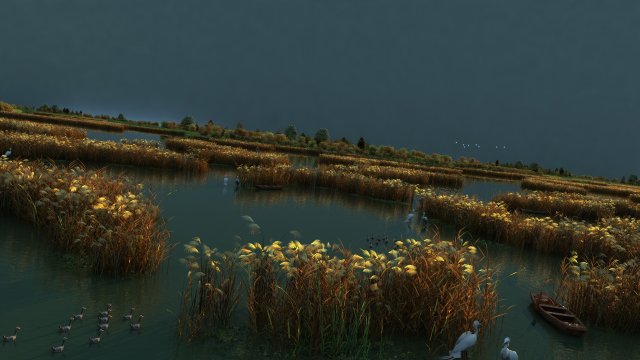 Wetlandautumn 3D Model .c4d .max .obj .3ds .fbx .stl .blend 