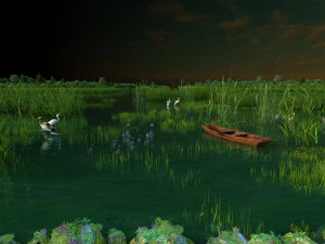 Wetland spring 3D Model