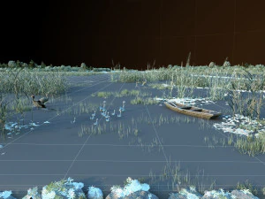 Wetland spring 3D Model