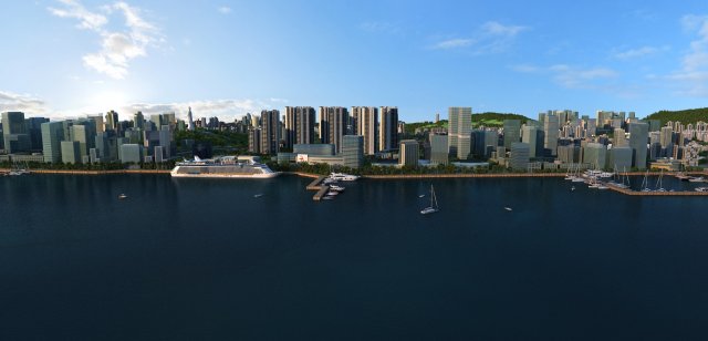 City view Modelo 3D .c4d .max .obj .3ds .fbx .stl .blend 