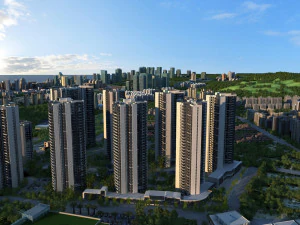 City view 3D Model