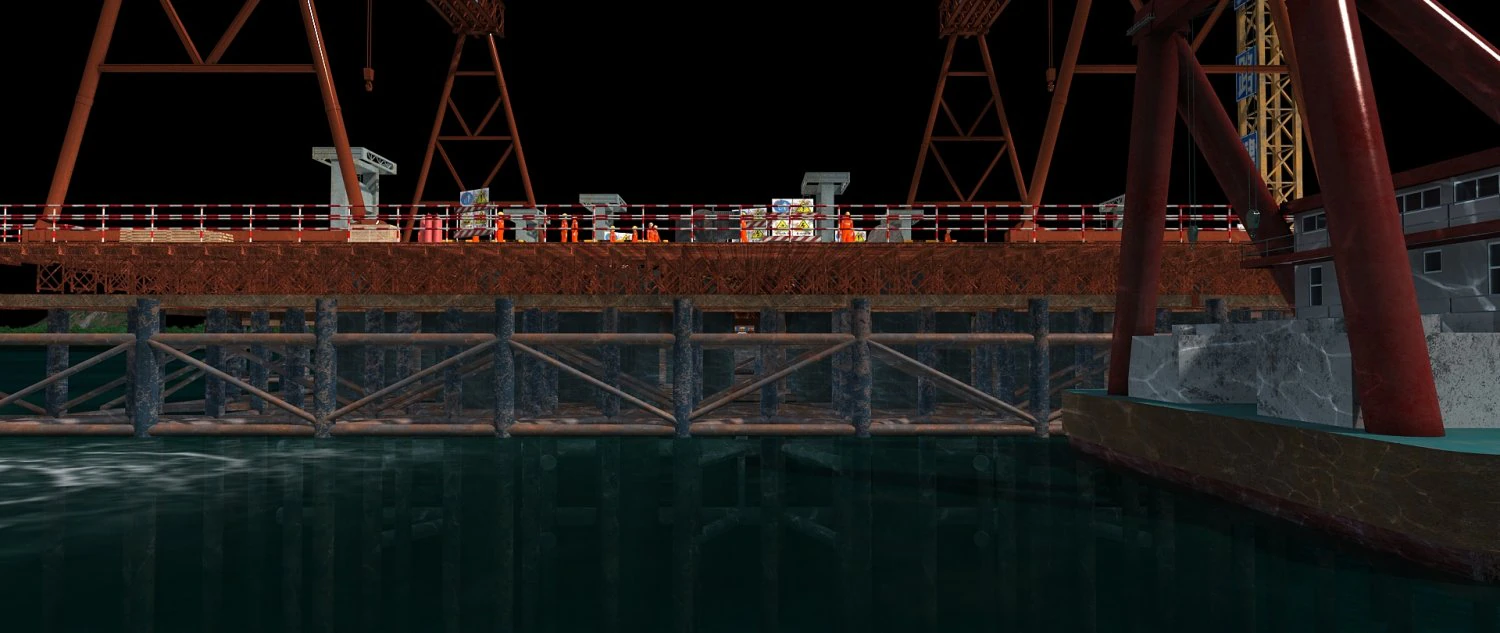 Build a bridge 3D Model .c4d .max .obj .3ds .fbx .stl .blend