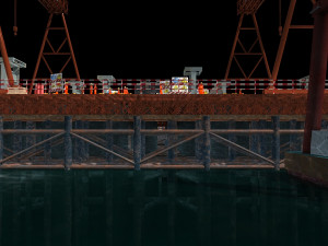 Build a bridge 3D 모델
