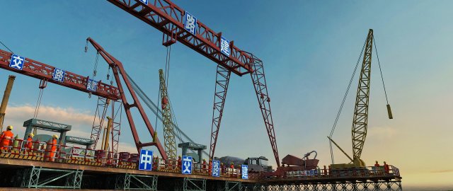 Build a bridge 3D Model .c4d .max .obj .3ds .fbx .stl .blend 