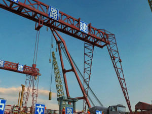 Build a bridge 3D Model