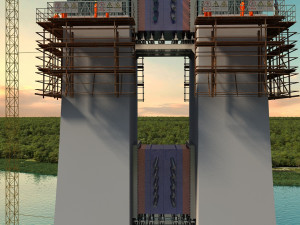 Build a bridge 3D Model
