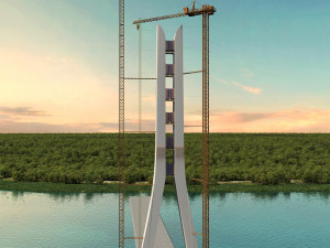 Build a bridge 3D मॉडल