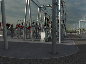 Power station 3D 모델