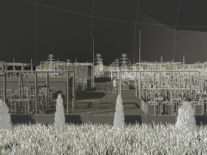 Power station 3Dモデル