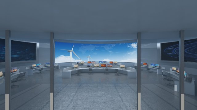 Control room 3Dモデル .c4d .max .obj .3ds .fbx .stl .blend