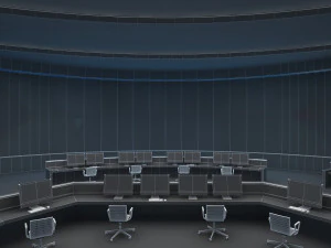Control room 3D Model