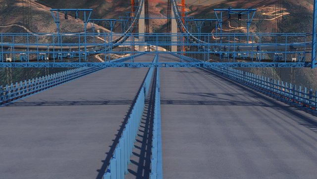 Bridge construction site 3D Model .c4d .max .obj .3ds .fbx .stl .blend 