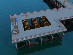 Build bridge 3D Model