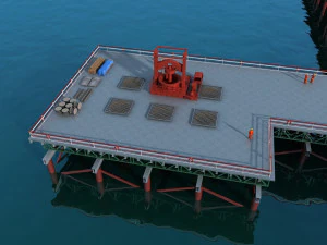Build bridge 3D Model