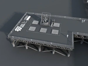 Build bridge 3D Model