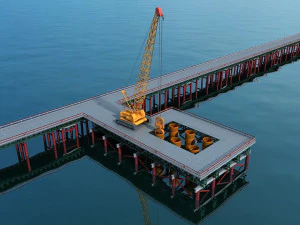 Build bridge 3D Model