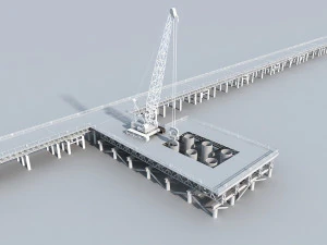 Build bridge 3D Model