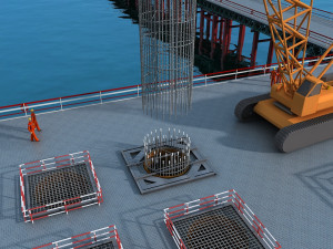 Build bridge 3D Model