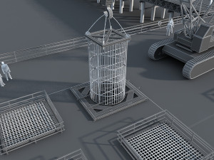 Build bridge 3D Model