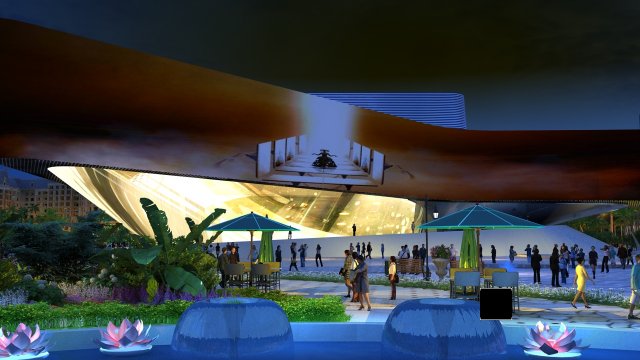Amusement park 3D Модель .c4d .max .obj .3ds .fbx .stl .blend 