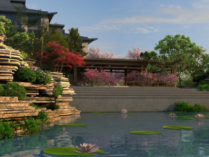 Landscape architecture 3D मॉडल