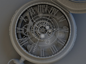 Pocket Watch Modello 3D