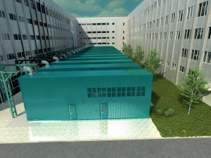 Diesel engine Modello 3D
