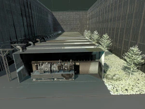 Diesel engine 3D Model