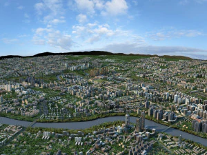 Urban architecture 3D Model