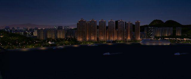 Urban architecture 3D Model .c4d .max .obj .3ds .fbx .stl .blend 