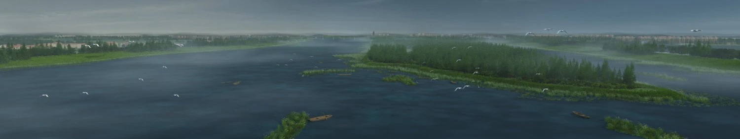 Lake 3D Model .c4d .max .obj .3ds .fbx .stl .blend 