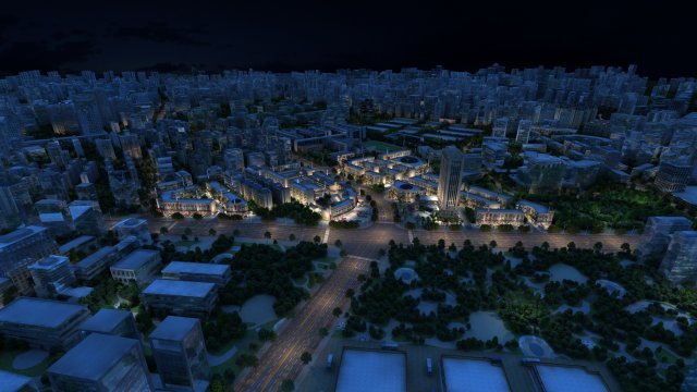 Urban architecture 3D Model .c4d .max .obj .3ds .fbx .stl .blend 